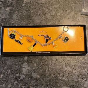 Vintage Hallmark Halloween Charm Bracelet